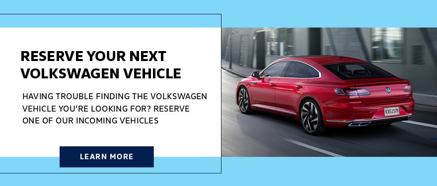 Reserve your VW