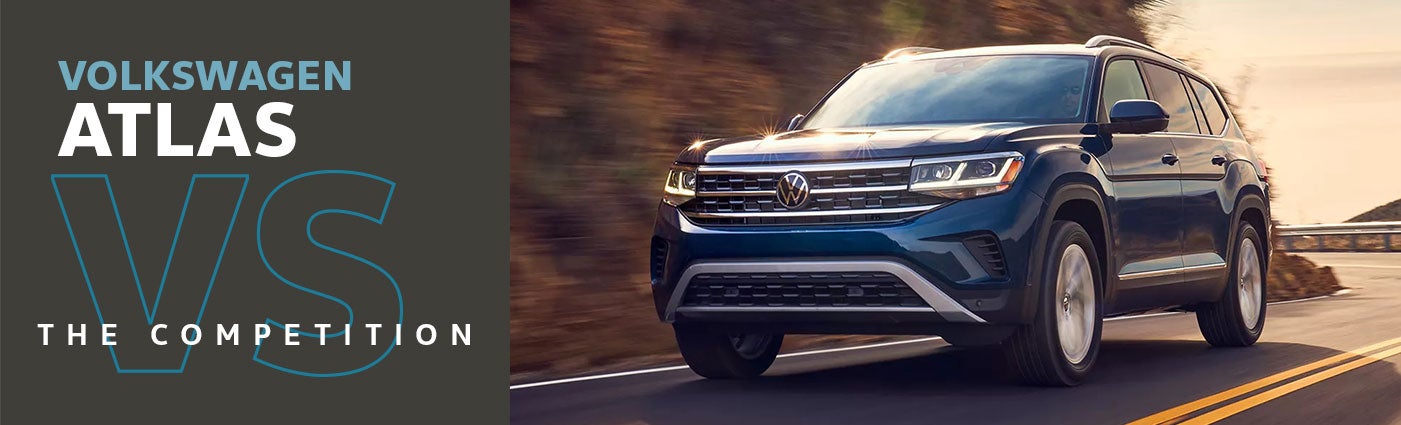 2023 VW Atlas Competitors | Honda Pilot, Chevy Tahoe, Toyota Sequoia